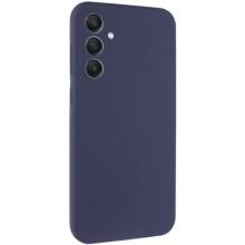 Чехол Silicone Cover Lakshmi Full Camera (AAA) для Samsung Galaxy S24 FE – Темно-синий