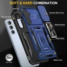 Ударопрочный чехол Camshield Army Ring для Samsung Galaxy S24 FE – Синий