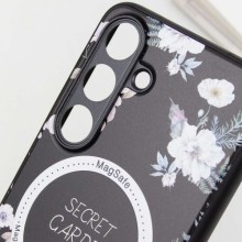 TPU+PC чохол Secret Garden with MagFit для Samsung Galaxy S24 FE – Чорний