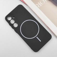 Чохол Silicone Cover Lakshmi Full Camera (AA) with MagFit для Samsung Galaxy S24 FE – Чорний