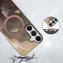 Чохол TPU Shiny Mountain (MagFit) для Samsung Galaxy S24 FE – Коричневий