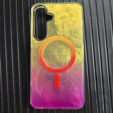Чехол TPU Shiny Mountain (MagFit) для Samsung Galaxy S24 FE – Желтый