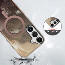 Чехол TPU Shiny Mountain (MagFit) для Samsung Galaxy S24 FE – Коричневый