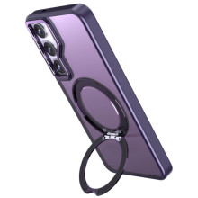 Чехол TPU+PC Aura Fold для Samsung Galaxy S24 FE – Фиолетовый
