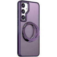 Чехол TPU+PC Aura Fold для Samsung Galaxy S24 FE – Фиолетовый