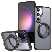 Чехол TPU+PC Aura Fold для Samsung Galaxy S24 FE – Черный