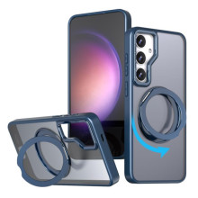Чехол TPU+PC Aura Fold для Samsung Galaxy S24 FE – Голубой
