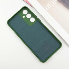 Чехол Silicone Cover Lakshmi Full Camera (AA) with logo для Samsung Galaxy S24 FE – Зеленый