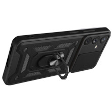 Чехол Ummi Camshield Serge Ring для Samsung Galaxy S24 FE – Черный