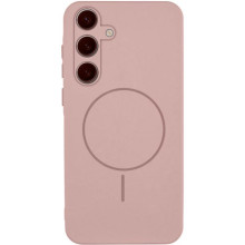 Чохол Silicone Cover Lakshmi Full Camera (AA) with MagFit для Samsung Galaxy S24 FE – Рожевий