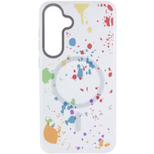 Чохол TPU+PC Flush with MagSafe для Samsung Galaxy S24 FE – Білий