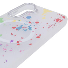 Чохол TPU+PC Flush with MagSafe для Samsung Galaxy S24 FE – Білий