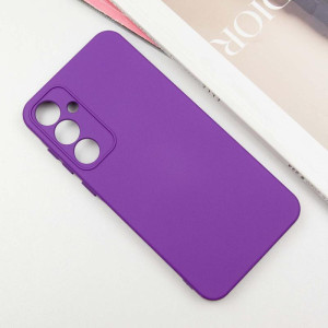 Чехол TPU GETMAN Liquid Silk Full Camera для Samsung Galaxy S24 FE