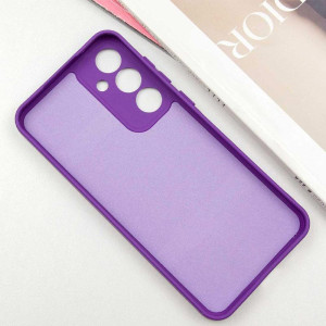 Чехол TPU GETMAN Liquid Silk Full Camera для Samsung Galaxy S24 FE