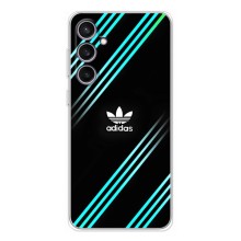 Чехлы Адидас для Samsung Galaxy S24 FE (AlphaPrint) (Адидас с полосами)