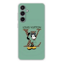 Чехлы Луи Витон для Samsung Galaxy S24 FE (AlphaPrint - LOUIS VUITTON) (Микки Маус LV)