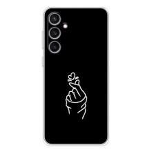 Чехлы (Знак сердечка) на Samsung Galaxy S24 FE – Знак Сердечка