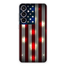 Чехол Флаг USA для Samsung Galaxy S24 FE (Флаг США 2)