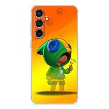 Чехол Бравл Старс для Samsung Galaxy S24 FE – LEON в кофте