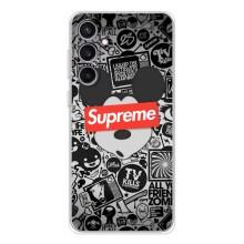 Чохол з Брендами одягу на Гелексі С24 FE – Supreme Маус