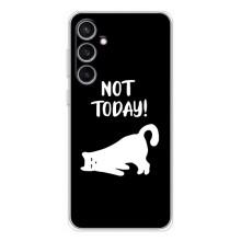 Бампер с изображением Котиков для Гелекси С24 FE (Not Today)