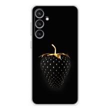 Чохол з зображенням смачної їжі для Samsung Galaxy S24 FE – Чорна полуниця