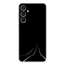 Чехол с картинками на черном фоне для Samsung Galaxy S24 FE – Дорога