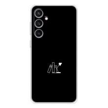 Чехол с картинками на черном фоне для Samsung Galaxy S24 FE – Книжки