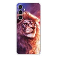 Чехол с картинкой на Samsung Galaxy S24 FE – Красочный ЛЕВ
