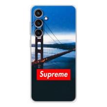 Чехол для Samsung Galaxy S24 FE с картинкой Supreme (AlphaPrint)