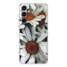 Чехол с ромашками на Samsung Galaxy S24 FE – Цветы Ромашки