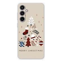 Чехол Санта Клаус для Samsung Galaxy S24 FE – Merry Christmas