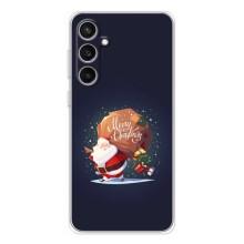 Чехол Санта Клаус для Samsung Galaxy S24 FE – Подарки от Санты