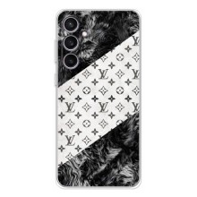 Чохол Стиль Louis Vuitton на Samsung Galaxy S24 FE (LV на білому)