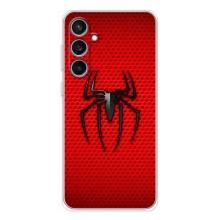 Чехол Супергерой Человека Паука на Samsung Galaxy S24 FE – Паук марвел