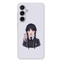 Чехлы Венсдей на Samsung Galaxy S24 FE Уэнсдей (AlphaPrint) (Уэнздей и Вещь)