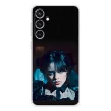 Чехлы Венсдей на Samsung Galaxy S24 FE Уэнсдей (AlphaPrint) (взгляд Уэнздей)