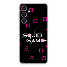 Чохол Гра в кальмара для Samsung Galaxy S24 FE – Лого гра кальмара