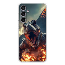 Чехол с картинкой «Хищники» для Samsung Galaxy S24 FE – Динозавр
