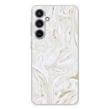 Мраморний чехол на Samsung Galaxy S24 FE (VPrint) – Білий мрамор