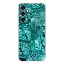 Мраморний чехол на Samsung Galaxy S24 FE (VPrint) – Зелений мрамор