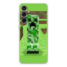 Чохли для Samsung Galaxy S24 FE (Персонажі МайнКрафт) (Кріпер 2)