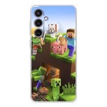 Чохли для Samsung Galaxy S24 FE (Персонажі МайнКрафт) (Майн-крафт)