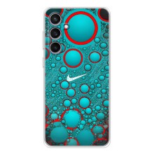 Силиконовый Чехол на Samsung Galaxy S24 FE с картинкой Nike (Найк зеленый)