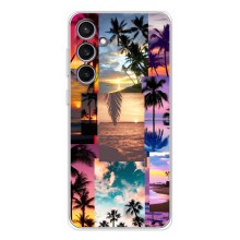 Силиконовый чехол с КАРТИНКАМИ лето для Samsung Galaxy S24 FE (AlphaPrint) (Летний отпуск)