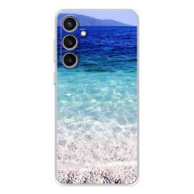 Силиконовый чехол с КАРТИНКАМИ лето для Samsung Galaxy S24 FE (AlphaPrint) (Море)