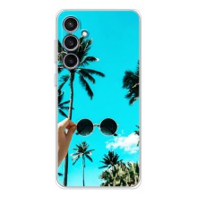Силиконовый чехол с КАРТИНКАМИ лето для Samsung Galaxy S24 FE (AlphaPrint) (Взгляд лето)