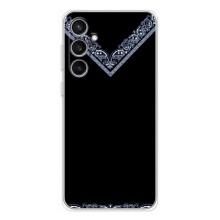 Силиконовый Чехол на Samsung Galaxy S24 FE (Воротник вышиванки)