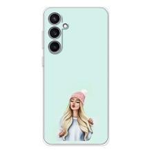 Силиконовый Чехол на Samsung Galaxy S24 FE с картинкой Стильных Девушек (В шапке)