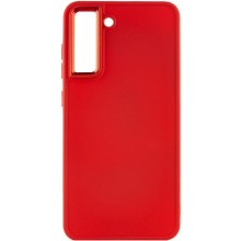 TPU чехол Bonbon Metal Style для Samsung Galaxy S24+ – Красный